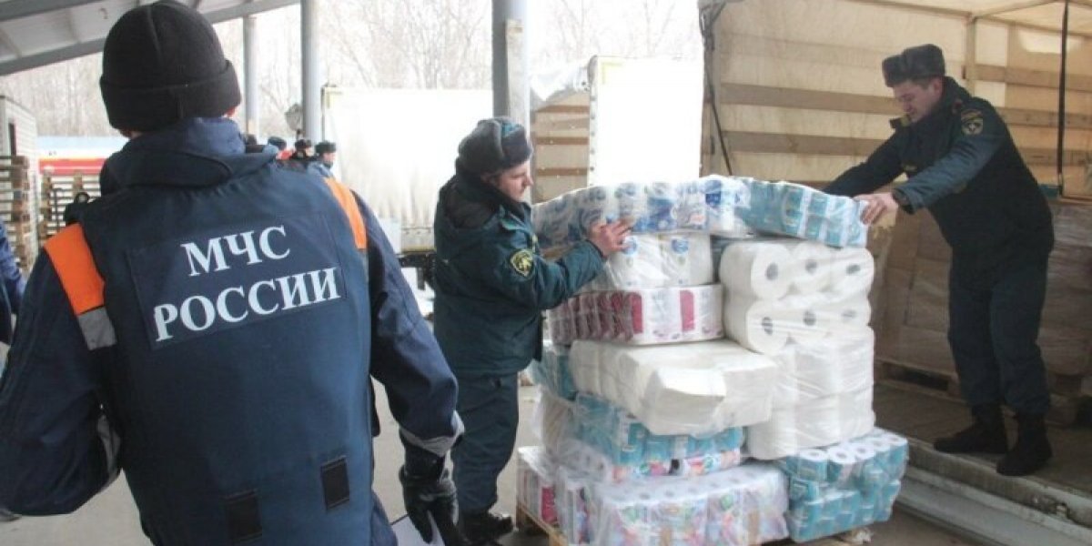 Почти 11 тыс. тонн гуманитарной помощи Россия отправила на Украину и в Донбасс