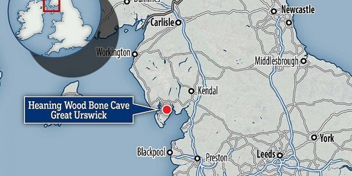 Ученые обнаружили останки человека в пещере в Камбрии, возраст которых составляет 11 000 лет