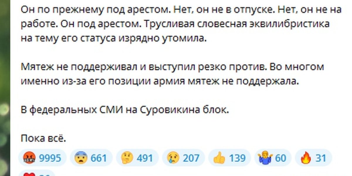 Куда пропали генералы: В сети обеспокоены судьбой Суровикина, Попова, Теплинского