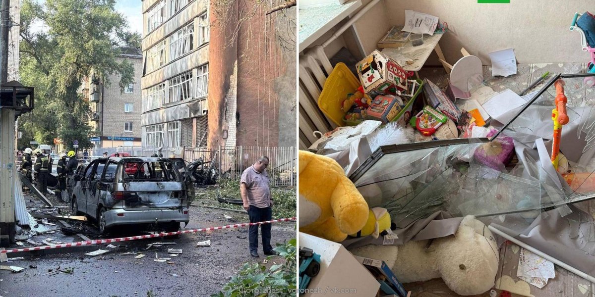 Воронеж после ночной атаки: 16 пострадавших, среди них подросток, один в коме