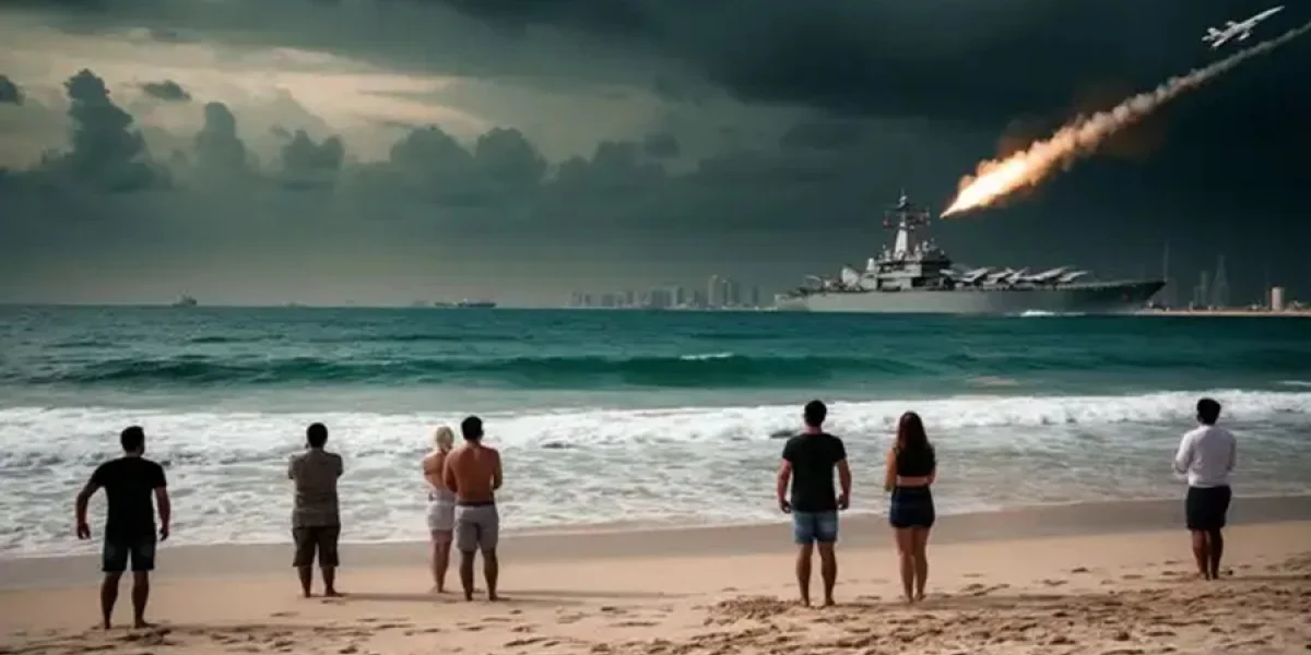 Ракеты падают на пятизвёздочные отели, туристы снимают взрывы, пока ПВО пытается спасти райский островок Ракеты падают на пятизвёздочные отели, туристы снимают взрывы, пока ПВО пытается спасти райский островок